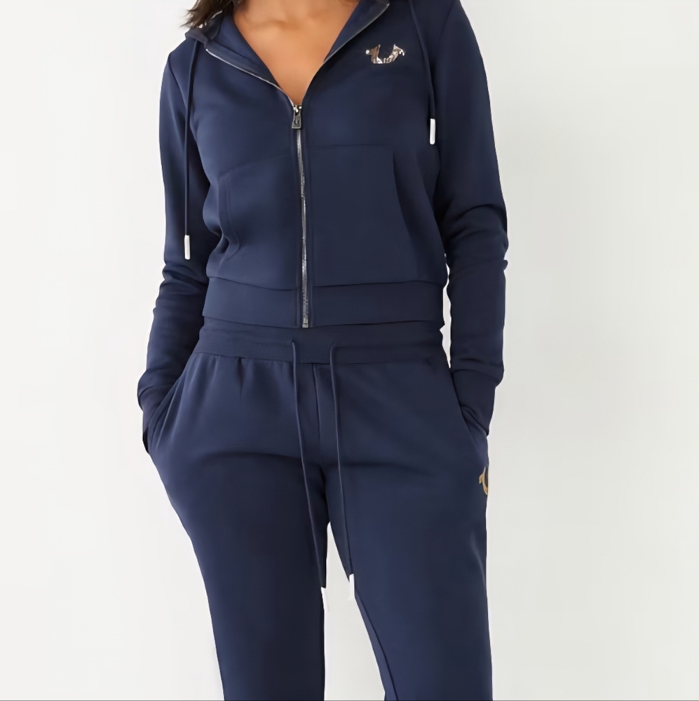 True Religion Dark Blue Women's Jogger Set